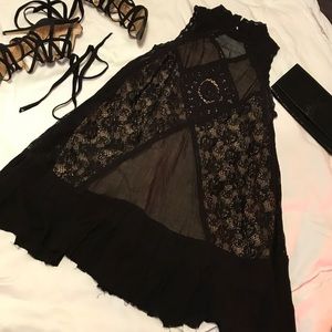 Free People Tunic Black dress